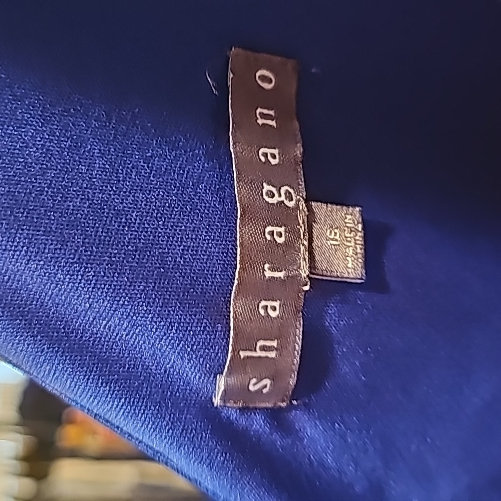 Nwt Sharagano dress blue #117 - Picture 6 of 8
